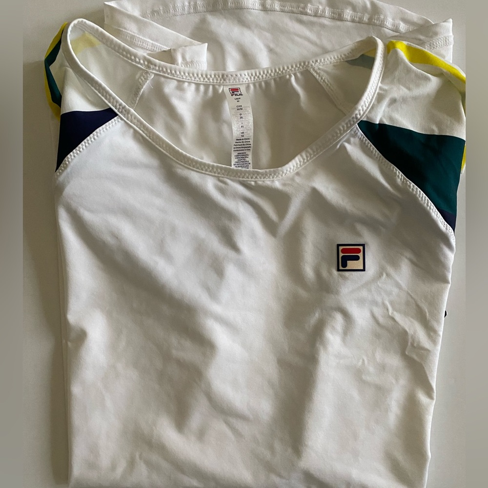 Fila White Fabric with Logo Tag